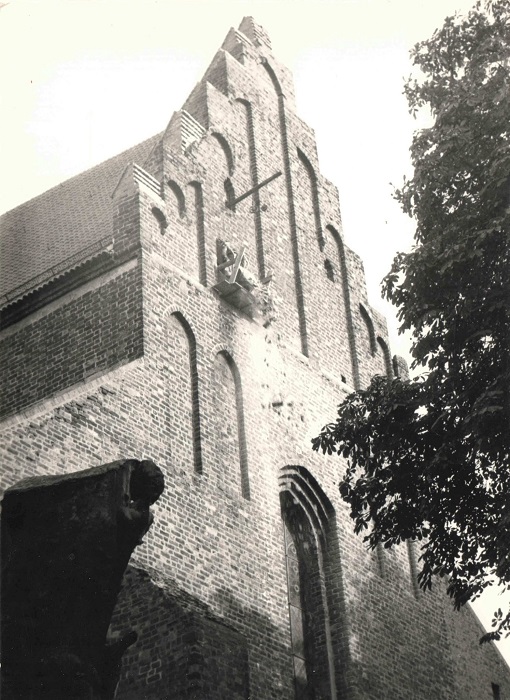 W czasie remontu kościoła, 1979-1980